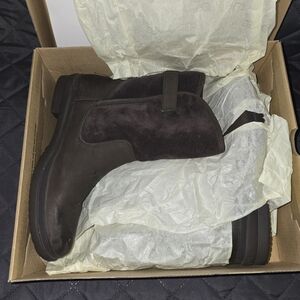 UGG Women's Dark Brown Suede Boots